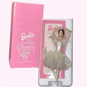 Barbie As The Swan Queen Swan Lake Porcelain Ornament 1998 Avon 2nd In Series